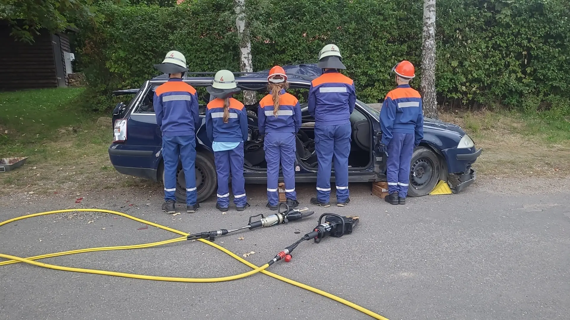 Jugendfeuerwehr Erste Hilfe Übung